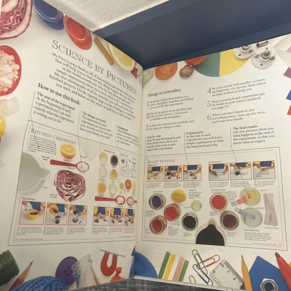 My First Science Book Simple Experiments Homeschooling Science Fair Laboratory